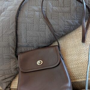 Coach Brown Crossbody Bag with Timeless Elegance